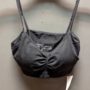 Free Press Charcoal gray bra Size Large lightweight NEW